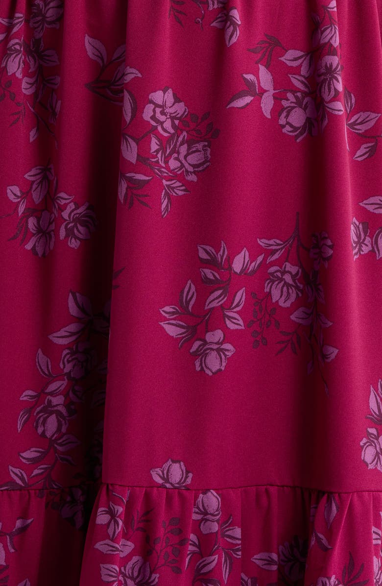 SUGARLIPS Zurum Floral Print Pintuck Pleat Dress, Alternate, color,