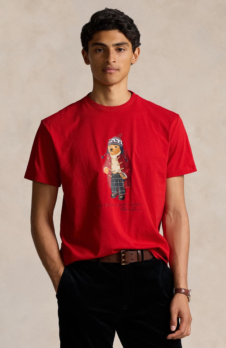 Polo Ralph Lauren Polo Bear Jersey Graphic T-Shirt, Alternate, color,