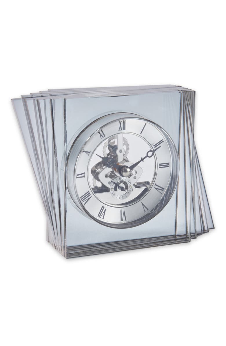 Bey-Berk Bones Skeleton Clock, Alternate, color, White