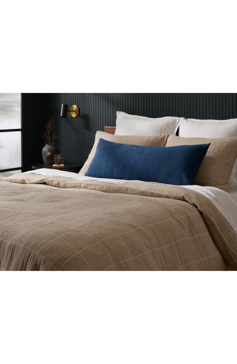 Parachute Washed Linen Lumbar Pillow Cover, Alternate, color, 