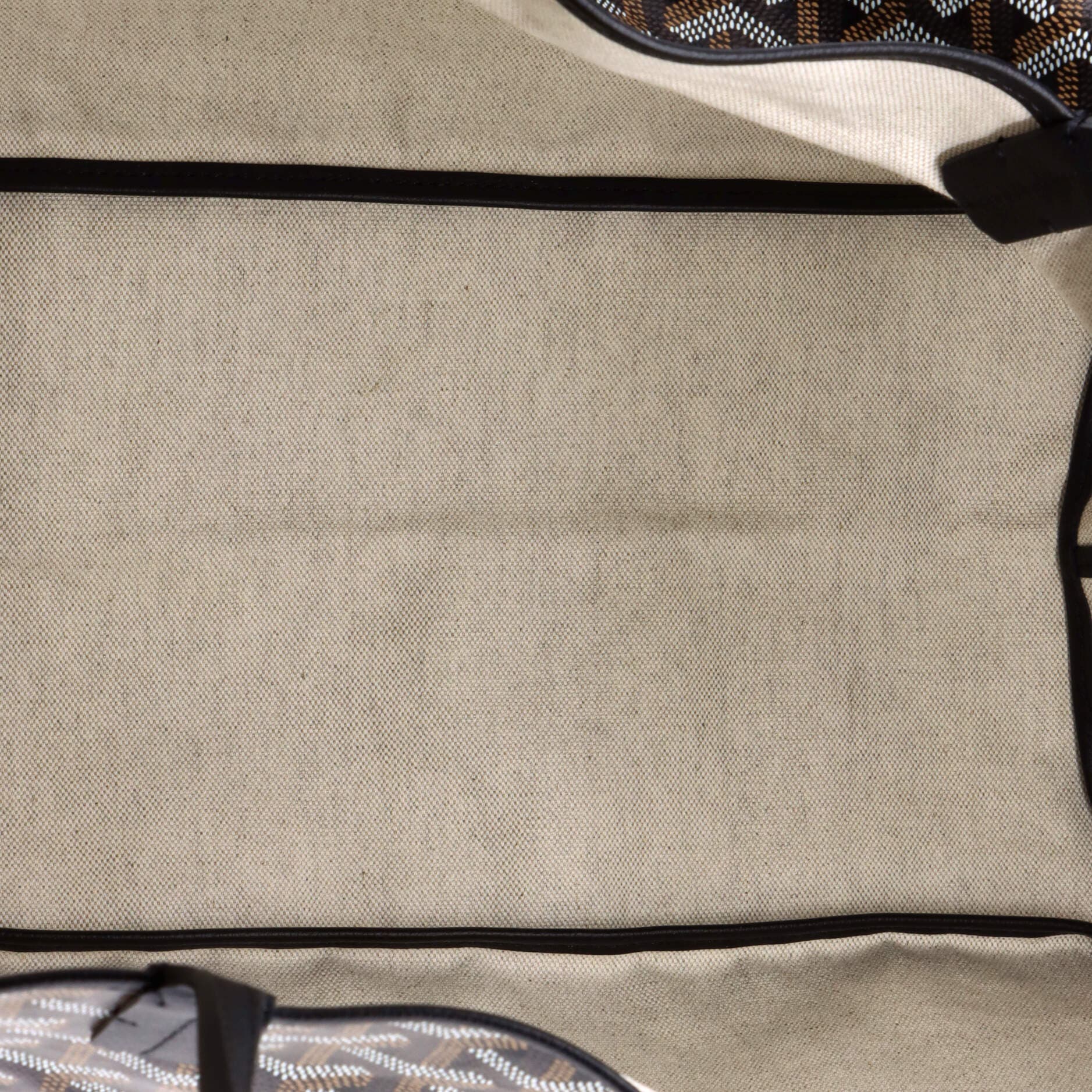 Pre-Owned Goyard Saint Louis Tote Coated Canvas GM, Alternate, color, Black