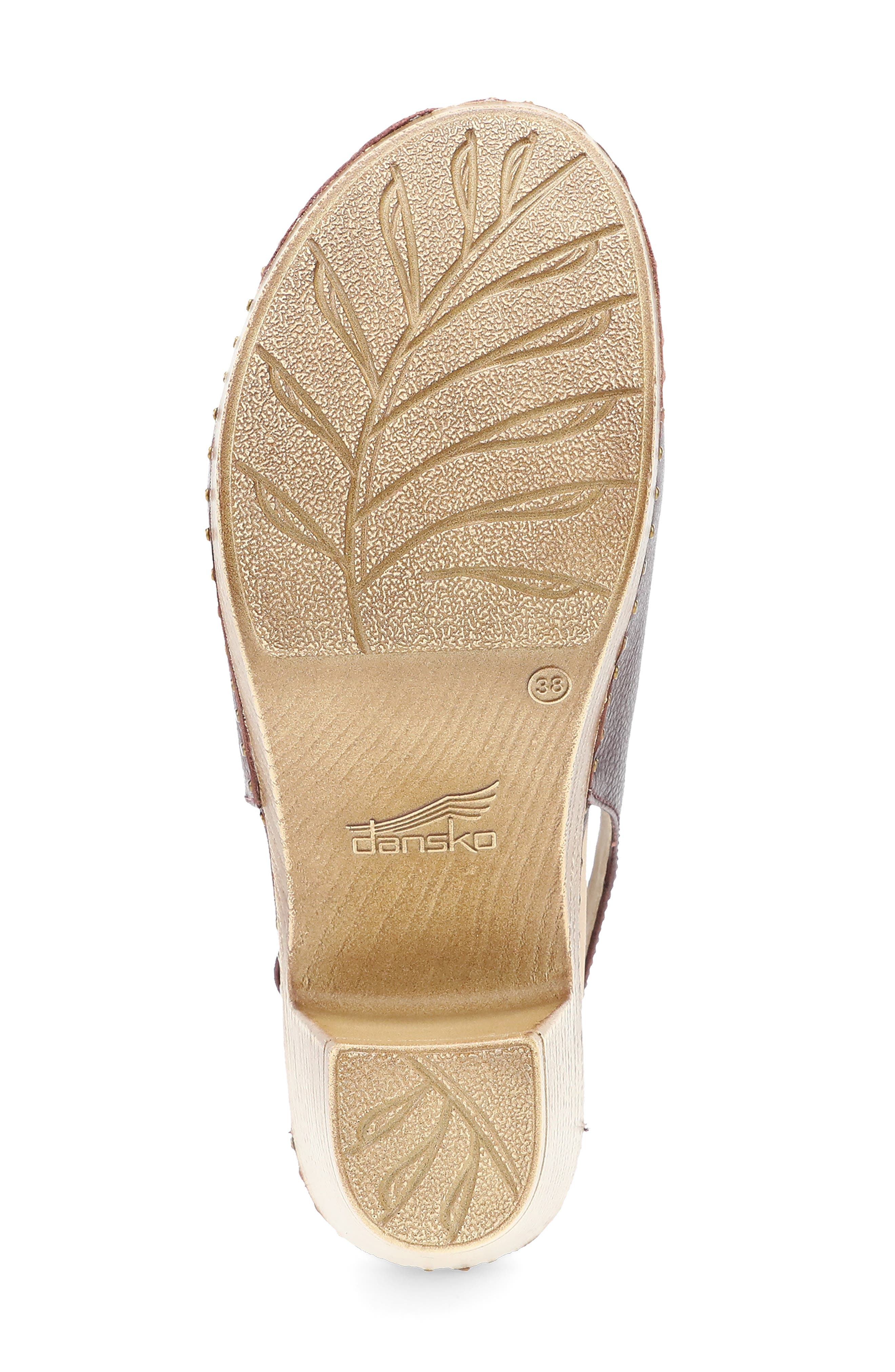 Sassy Cutout Clog, Alternate, color, CORDOVAN