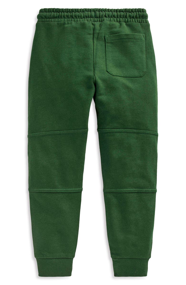 Mini Boden Kids
 Warrior Knee Cotton Joggers, Alternate, color, Pine Green Ripstop
