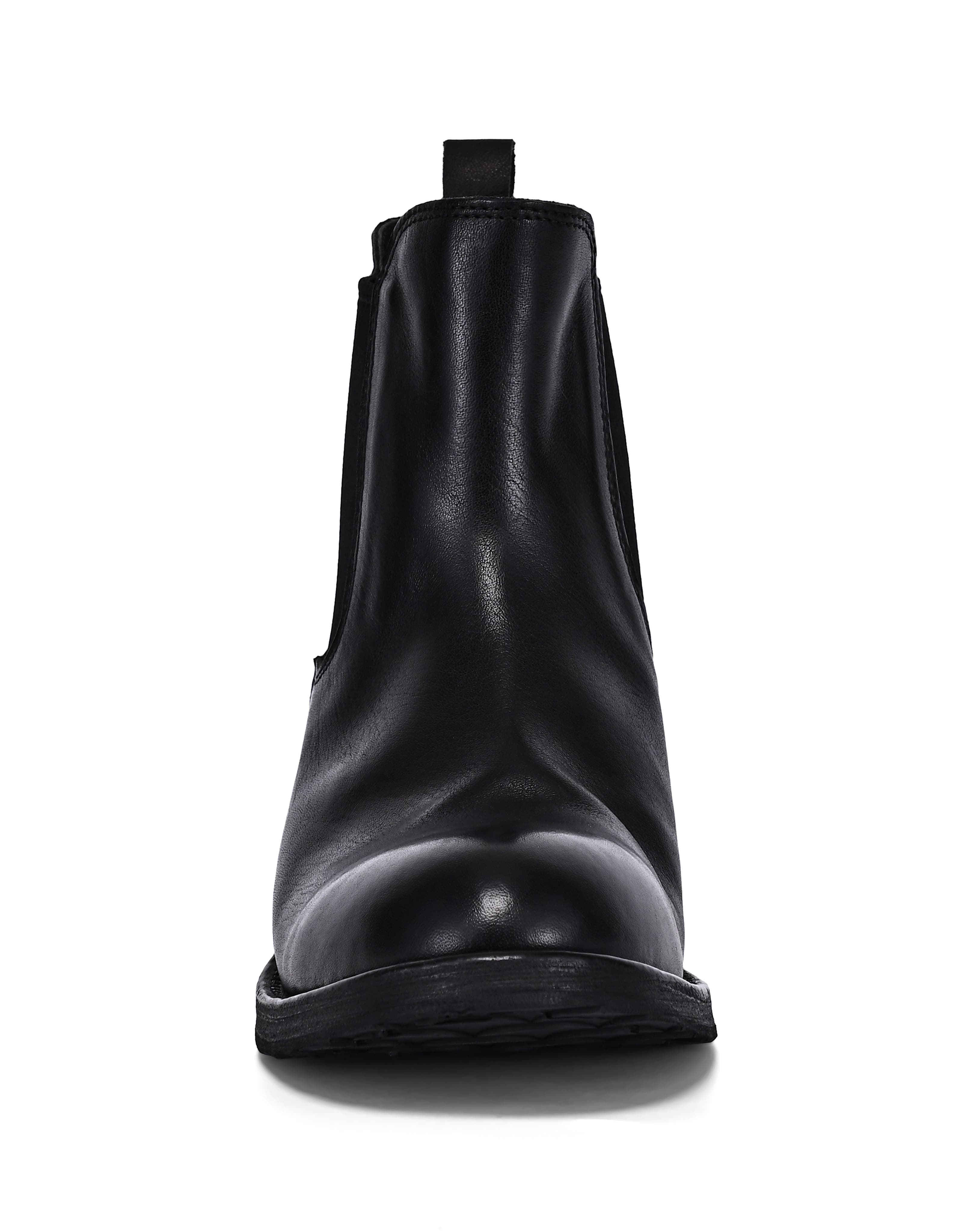 OLD TREND Heritage Genuine Leather Hand Finished Chelsea Boot, Alternate, color, Black