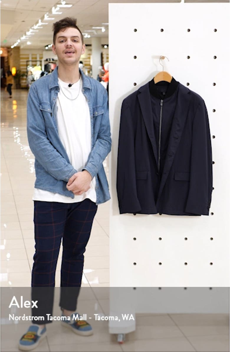 Hentrik Slim Fit Stretch Solid Sport Coat, sales video thumbnail