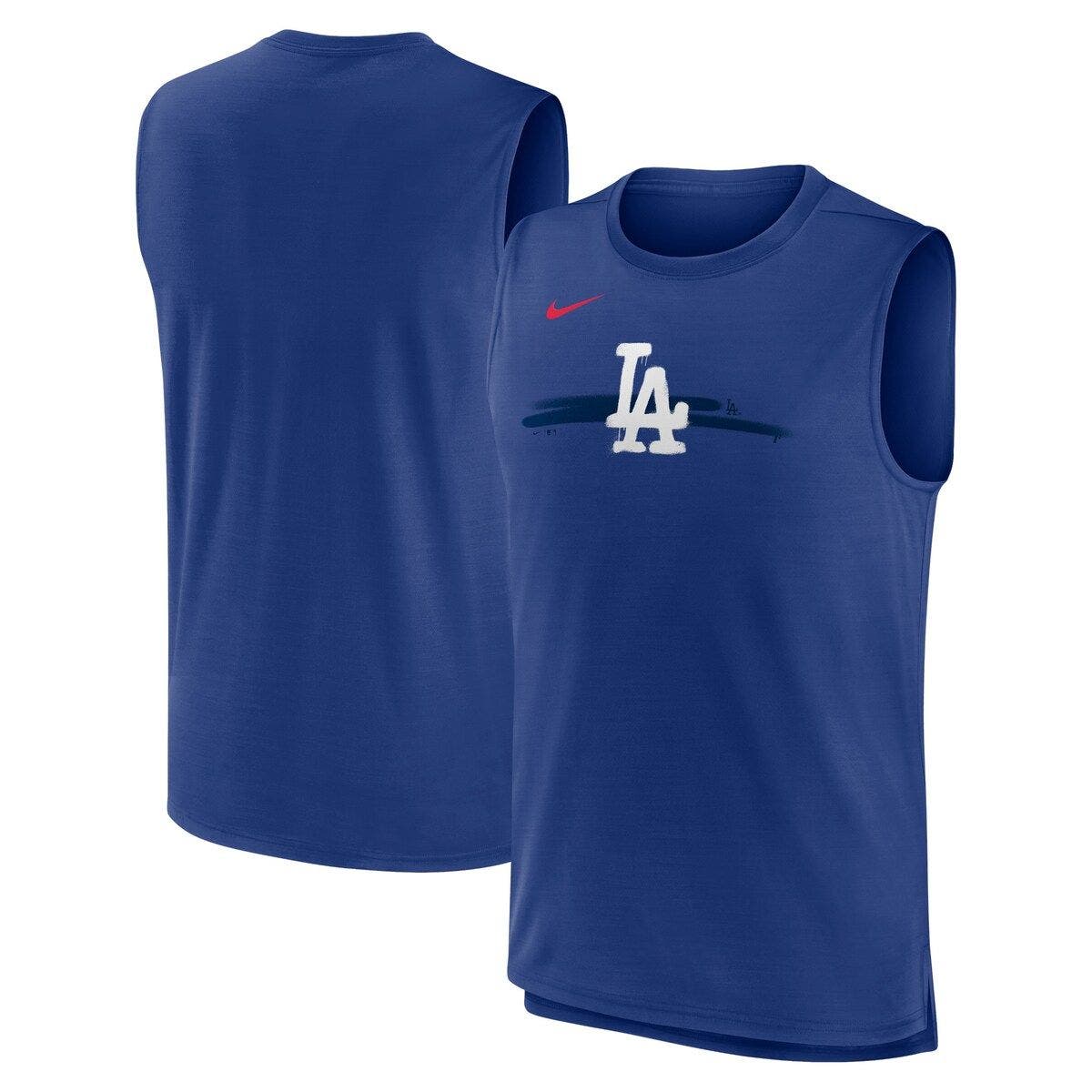 Nike Men's Nike Royal Los Angeles Dodgers City Connect Muscle Tank Top ...