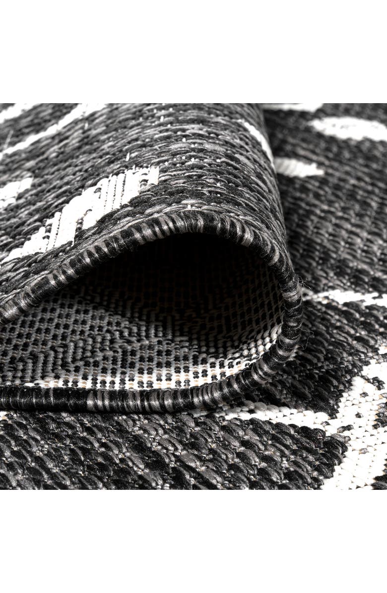 JONATHAN Y Nokat  Bohemian Indoor/Outdoor Area Rug, Alternate, color, Black/Ivory