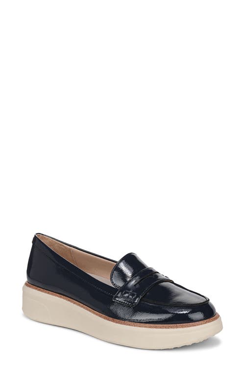 Lifestride Chelsea Platform Penny Loafer In Black