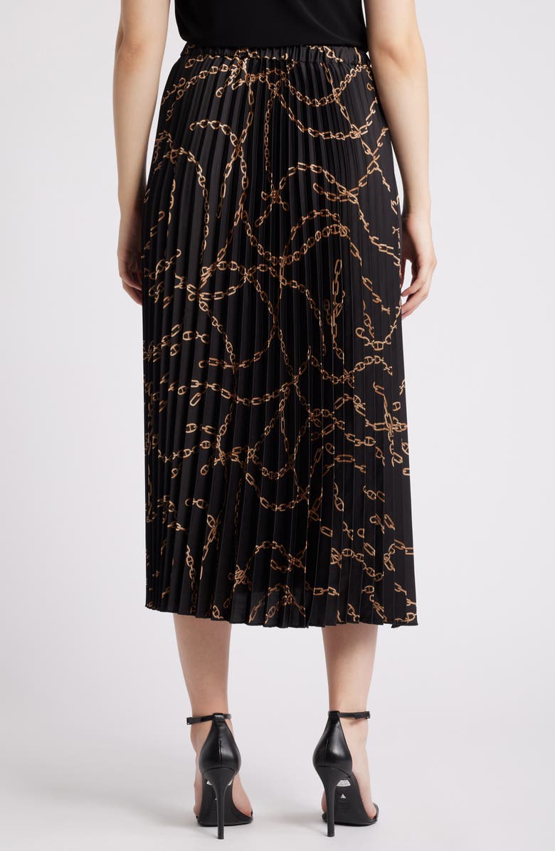 Anne Klein Pleated Pull-On Skirt, Alternate, color, 