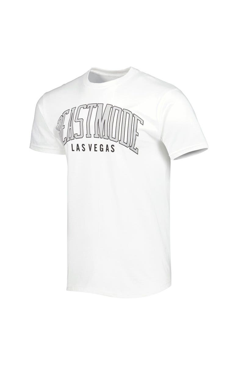 Beast Mode Men's White Beast Mode Logo Collegiate T-Shirt, Alternate, color, 