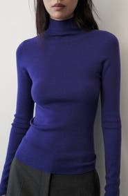 MANGO Wool Turtleneck Sweater