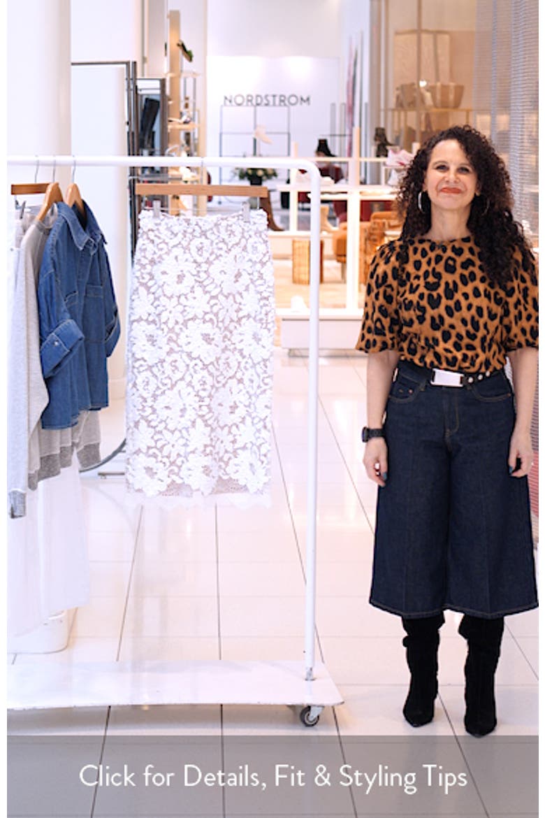 Makena Sequin Lace Midi Skirt video