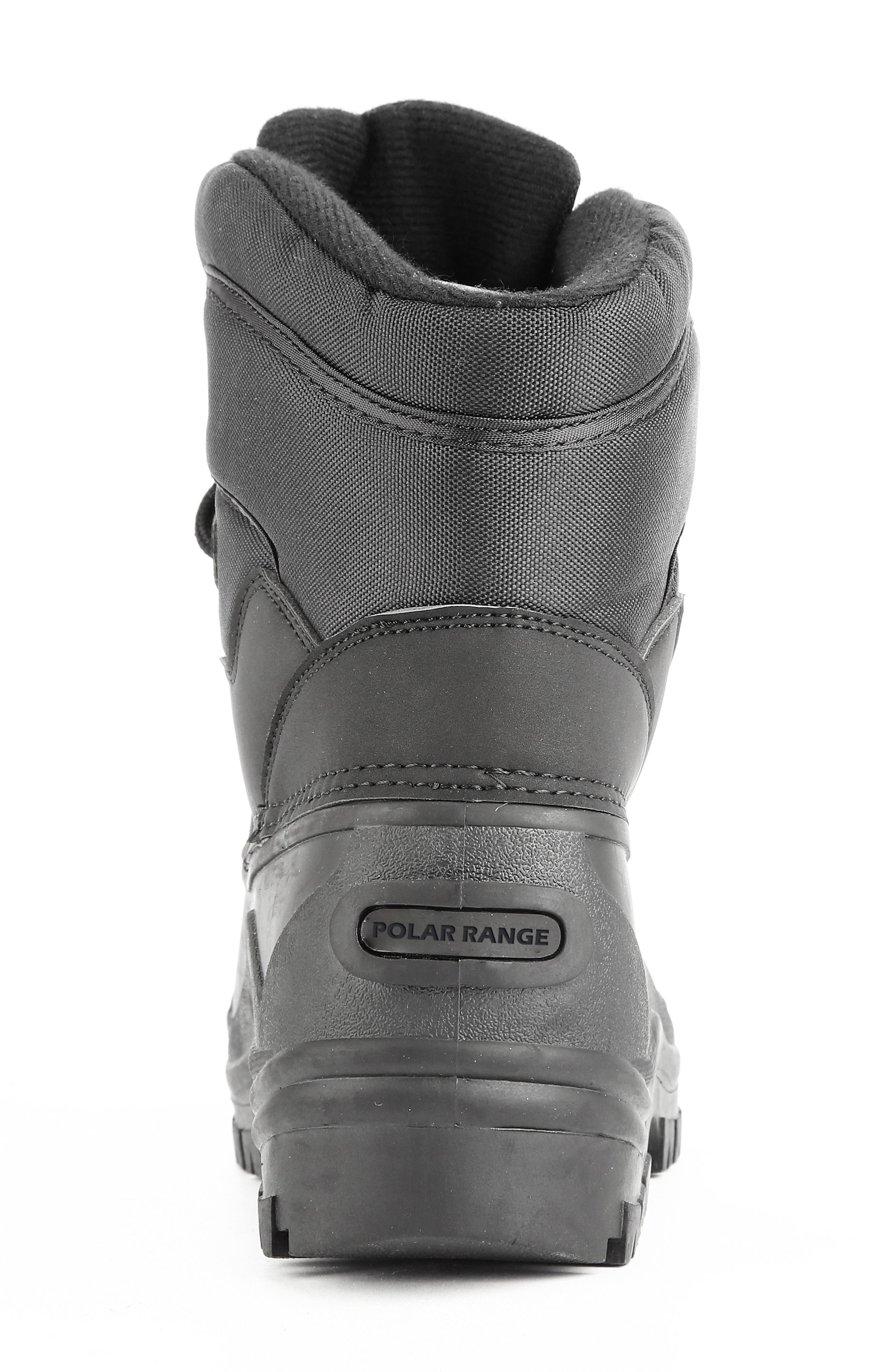 POLAR RANGE Tread Snow Boot, Alternate, color, Black