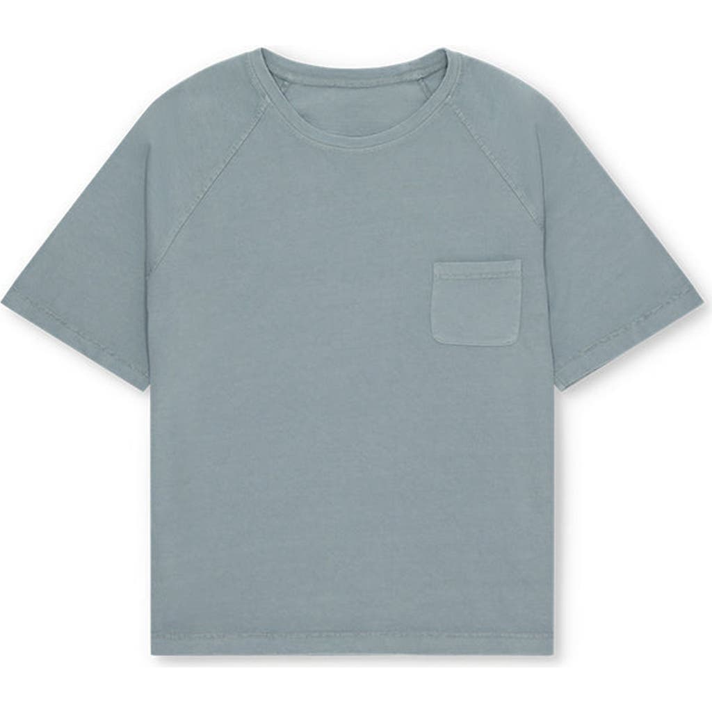 Fortela Vermont Jersey T-shirt With Chest Pocket In Blue