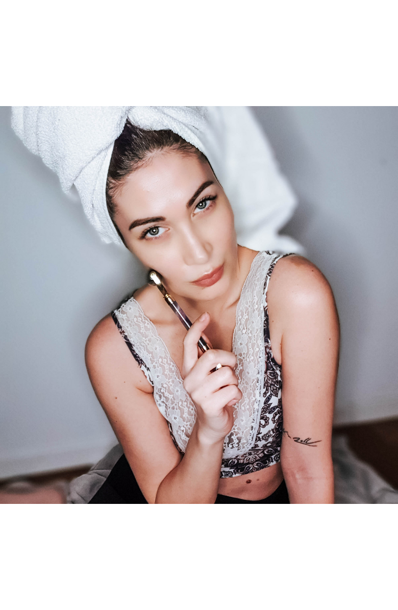 White Lotus Beauty Premium Amethyst Facial Roller, Alternate, color, Purple