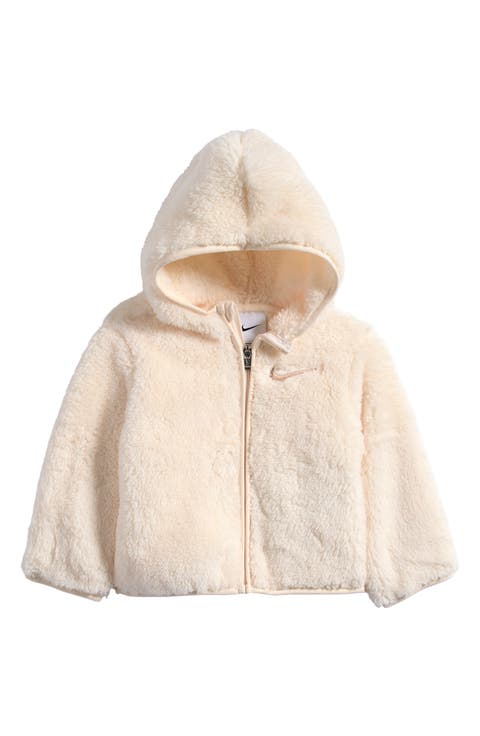 Faux Shearling Full Zip Hoodie