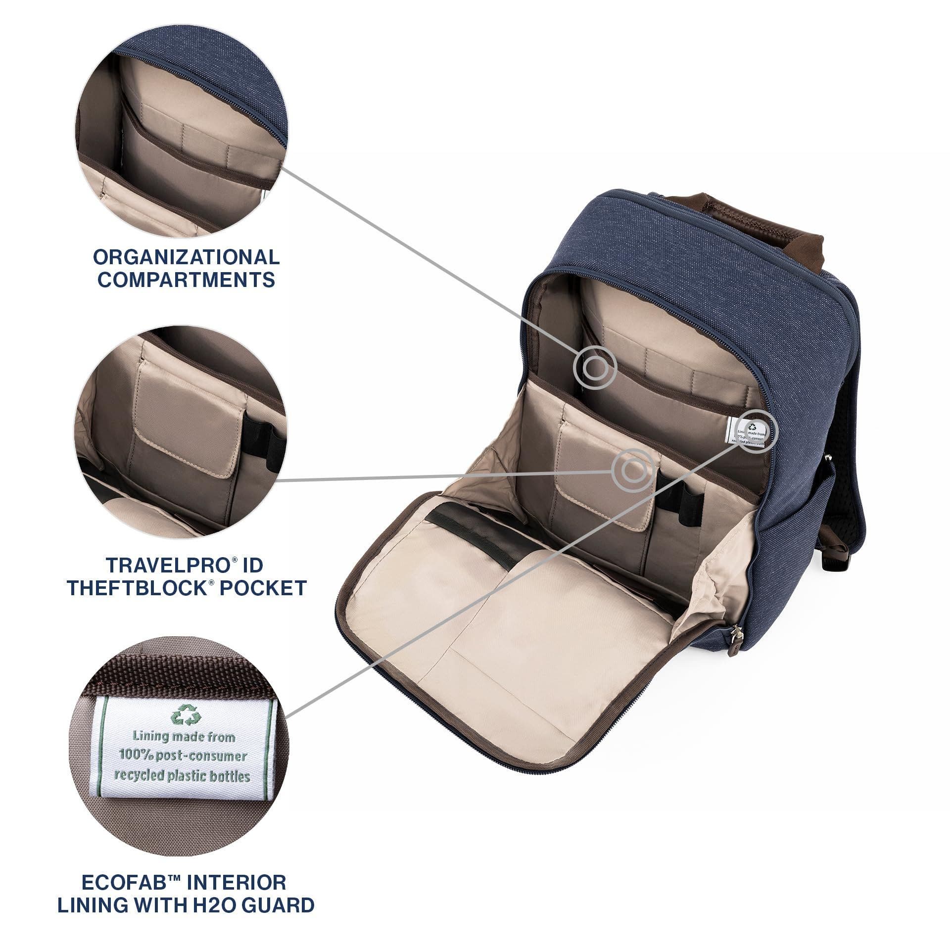Platinum Elite Laptop Travel Backpack, Alternate, color, True Navy Blue