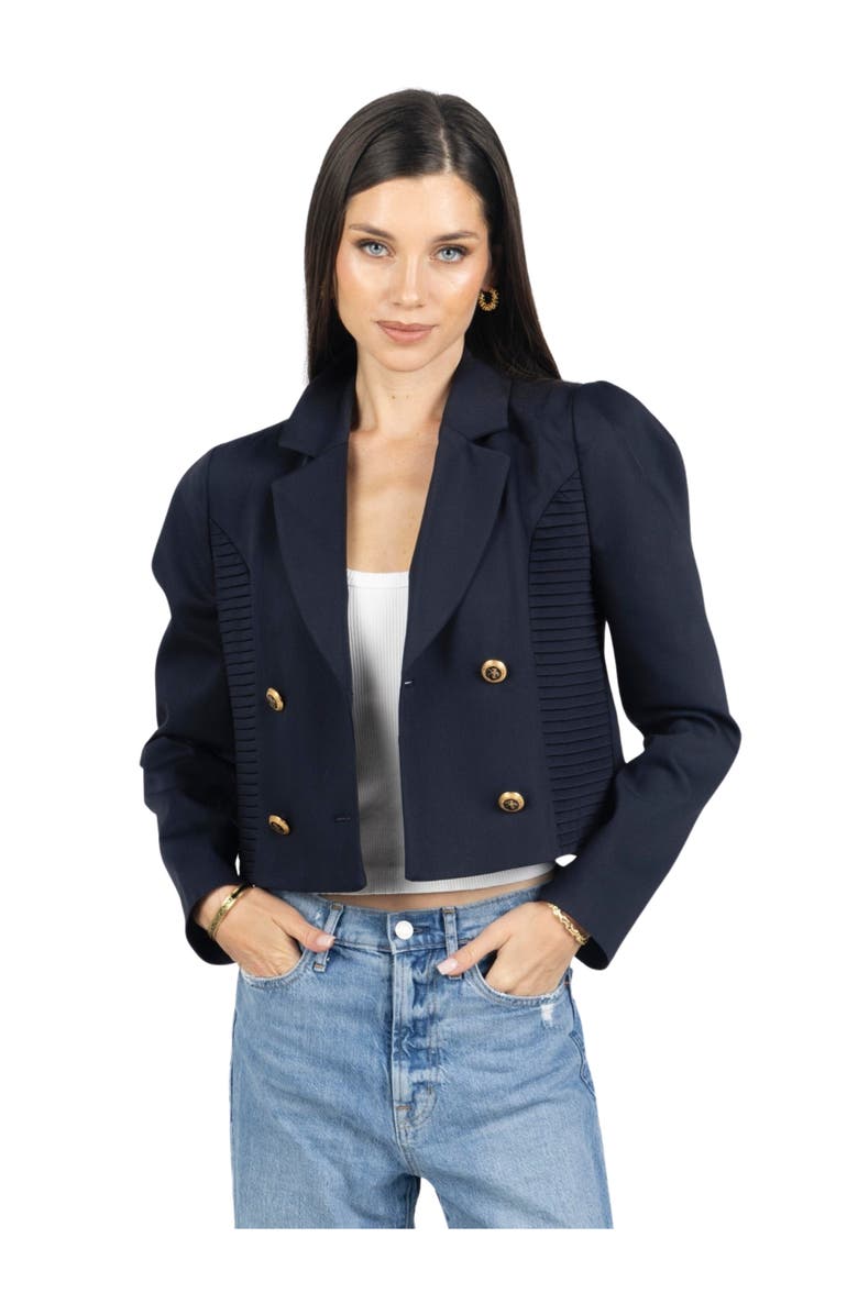AKALIA Diana Cropped Women Blazer, Alternate, color,