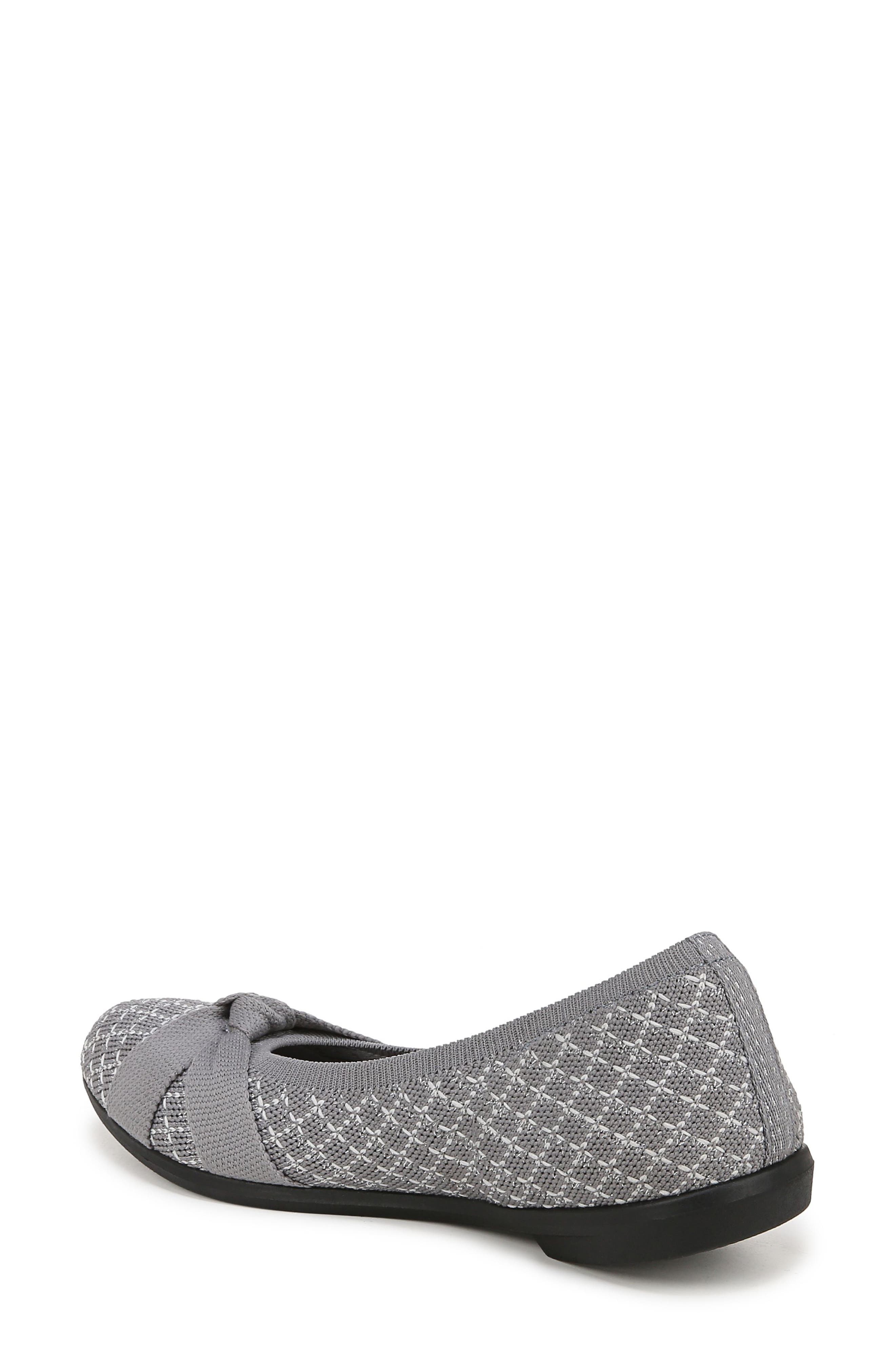 LifeStride Kissed Knit Ballet Flat, Alternate, color, Graphite