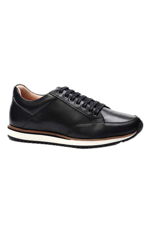A. Veer Brooklyn Sneaker in Black Leather  product