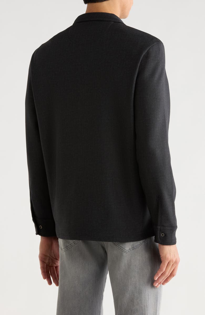 NICOBY Zip Shirt Jacket, Alternate, color, Black