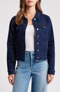 NIC+ZOE Essential Fray Hem Denim Jacket