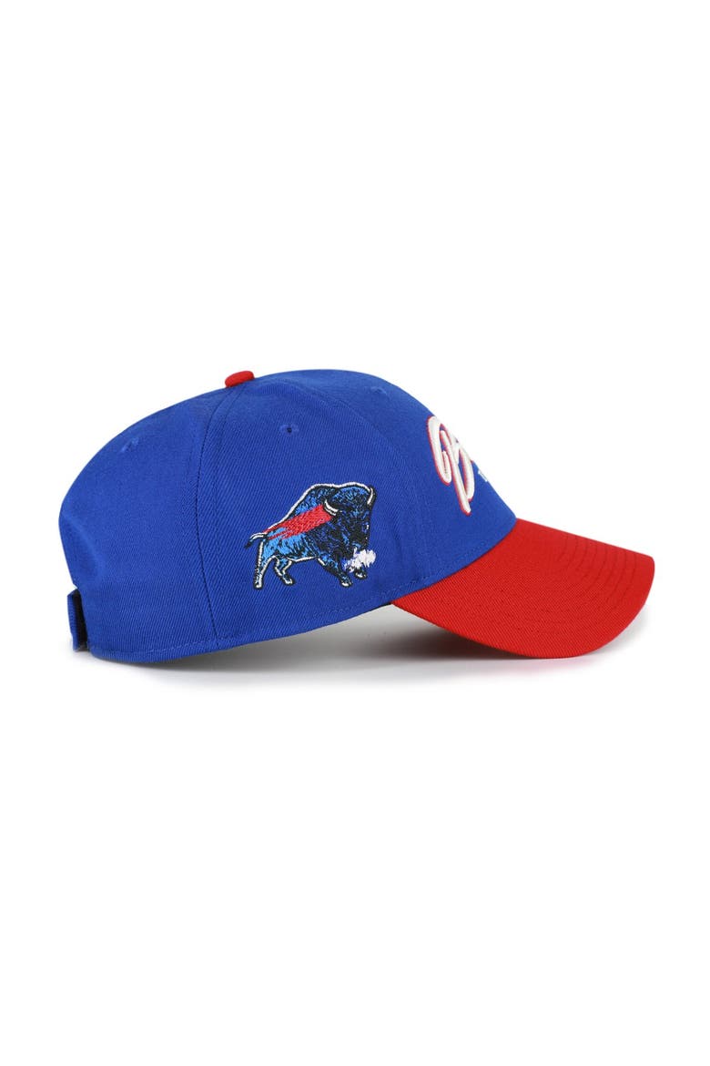 Men's '47  Royal Buffalo Bills Throwback MVP Adjustable Hat, Alternate, color, Royal
