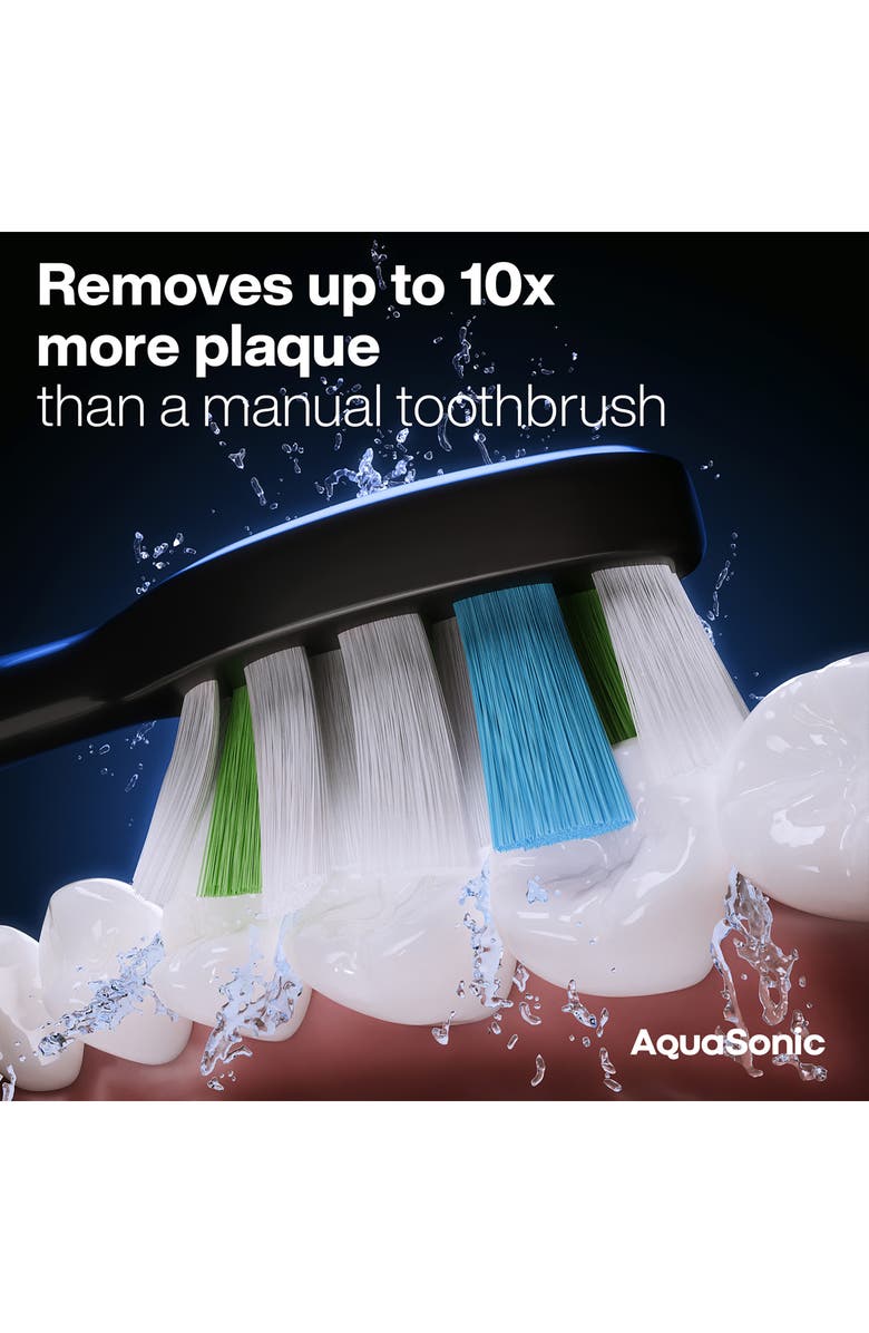 AQUASONIC Clinical AQ Ultra-Whitening Toothbrush, Alternate, color, Black