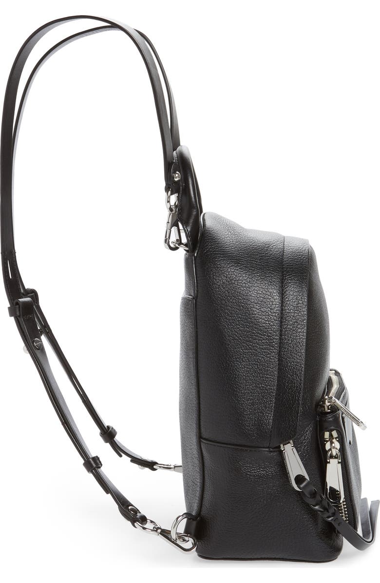Rebecca Minkoff Mini Emma Convertible Leather Backpack, Alternate, color,