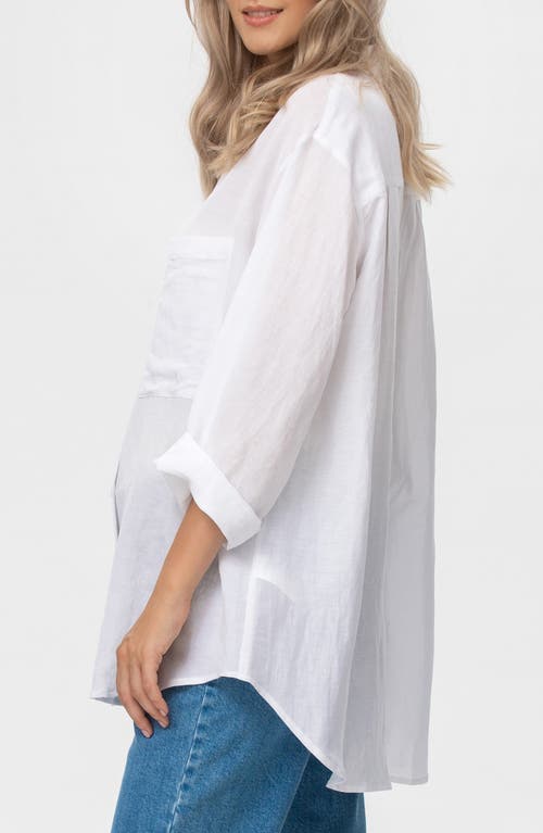 Pietro Brunelli Maternity Button Down Maternity Shirt