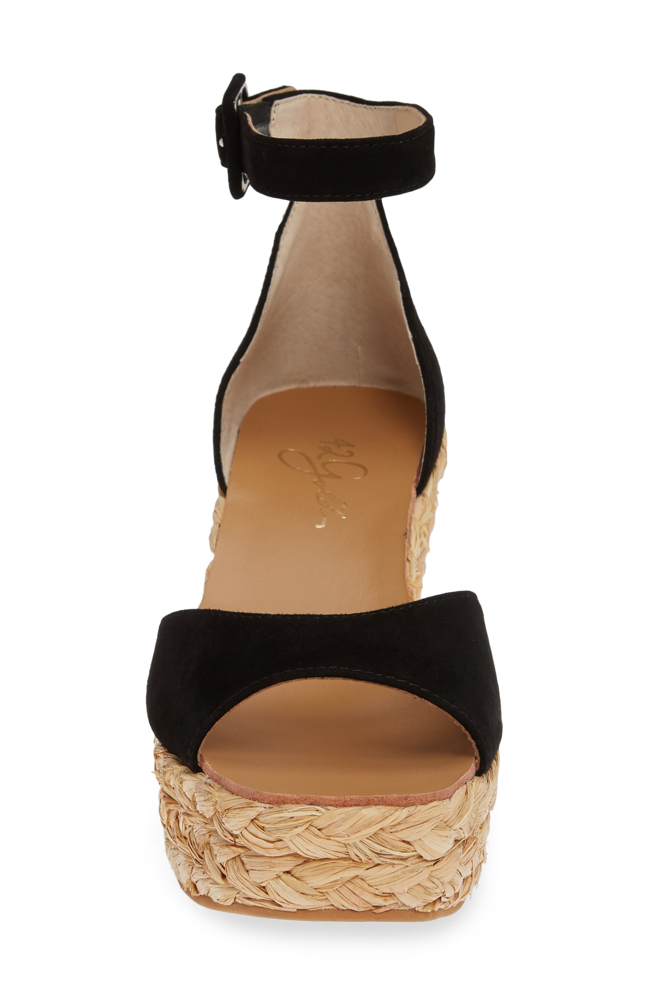 42 Gold Mindie Platform Wedge Sandal, Alternate, color, 