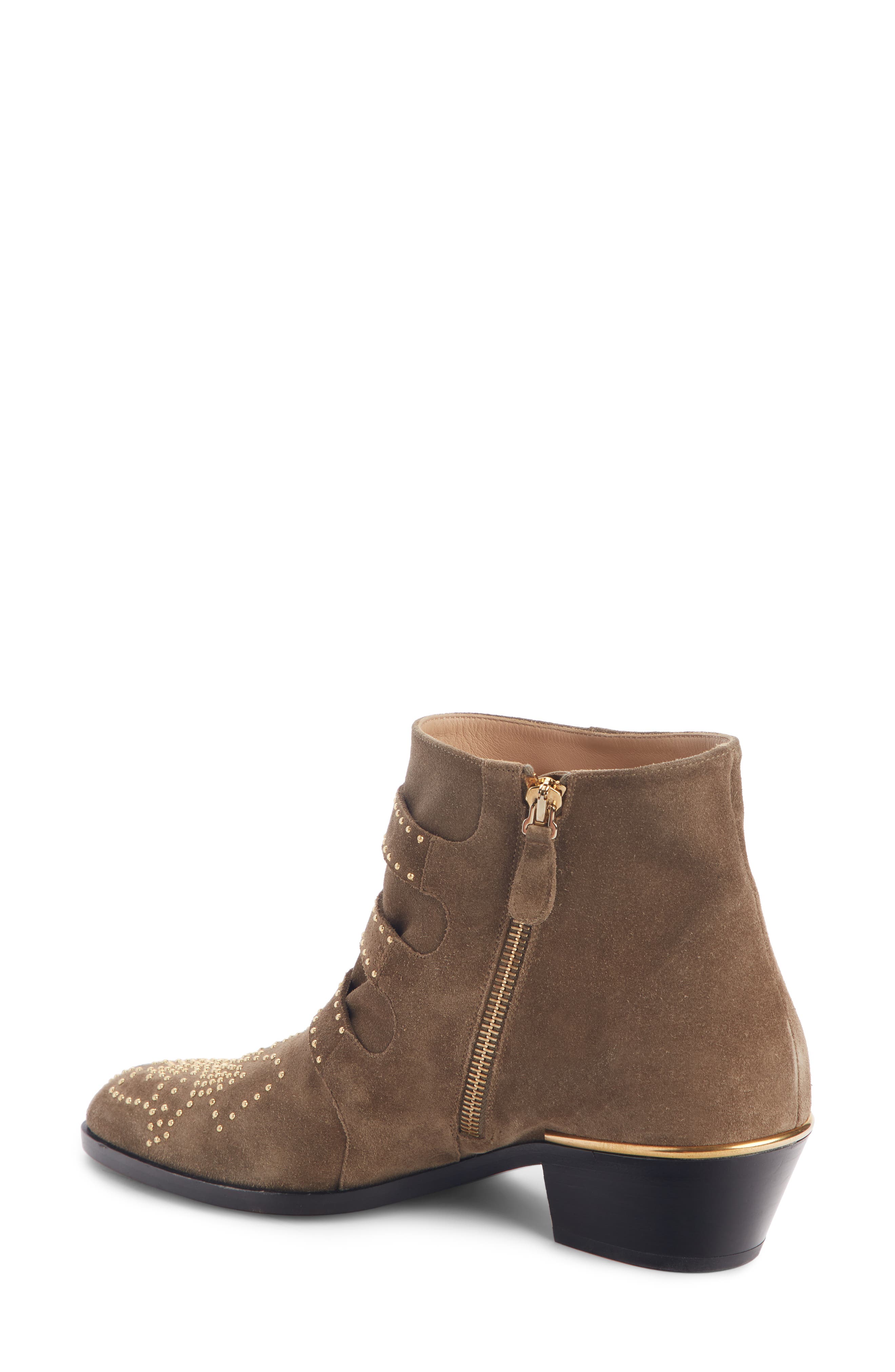Chloé Susanna Stud Buckle Bootie, Alternate, color, 