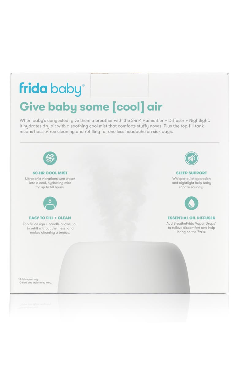 Fridababy 3-in-1 Cool Mist Humidifier, Alternate, color, White