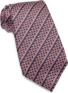 ZEGNA TIES Stripe Silk Tie