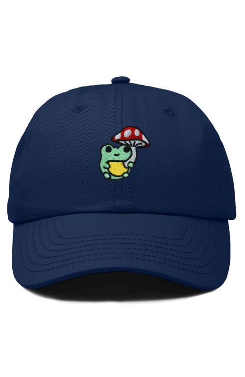 DALIX DALIX MUSHROOM FROG EMBROIDERED HAT