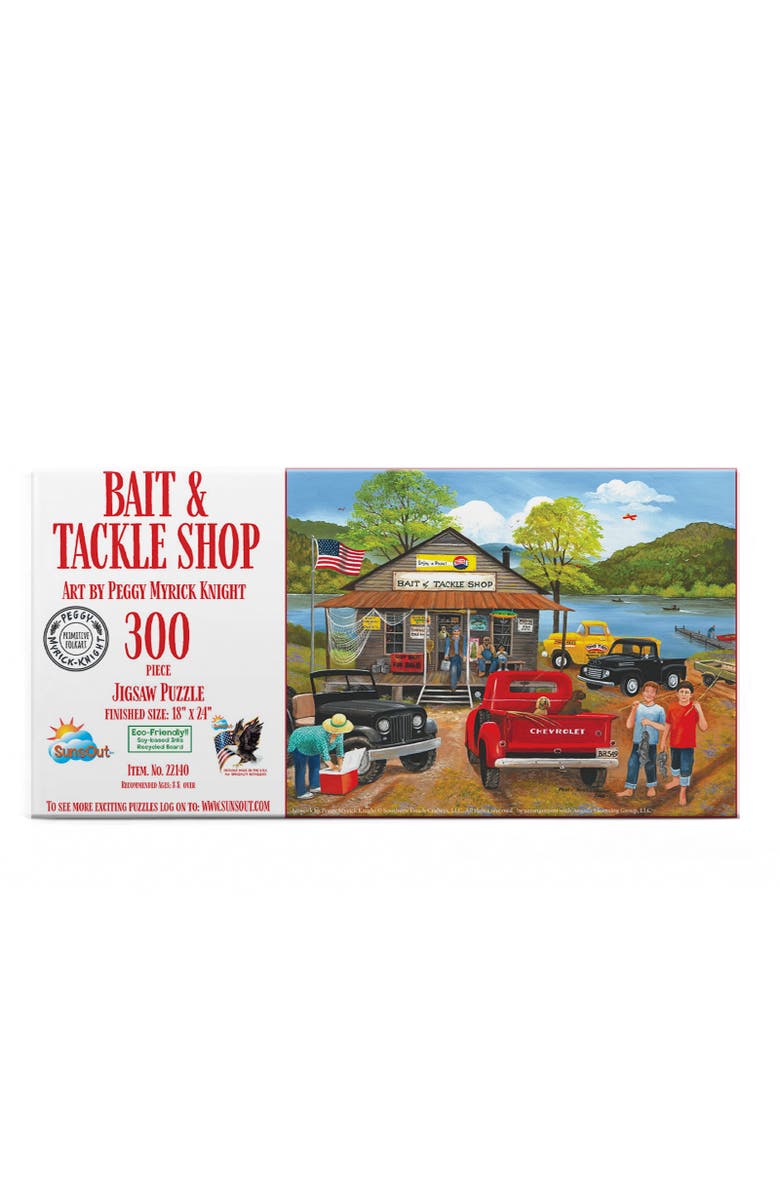 Sunsout Bait Tackle Shop 300 piece Jigsaw Puzzle for Adults, Alternate, color, Multicolor