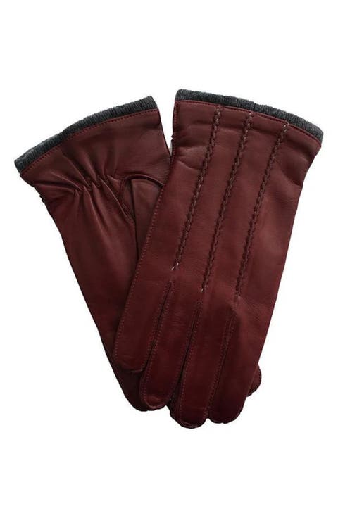 Dylan Cashmere Lined Leather Gloves