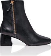 Joan Oloff Shoes Arina Dress Ankle Bootie with a Block Heel