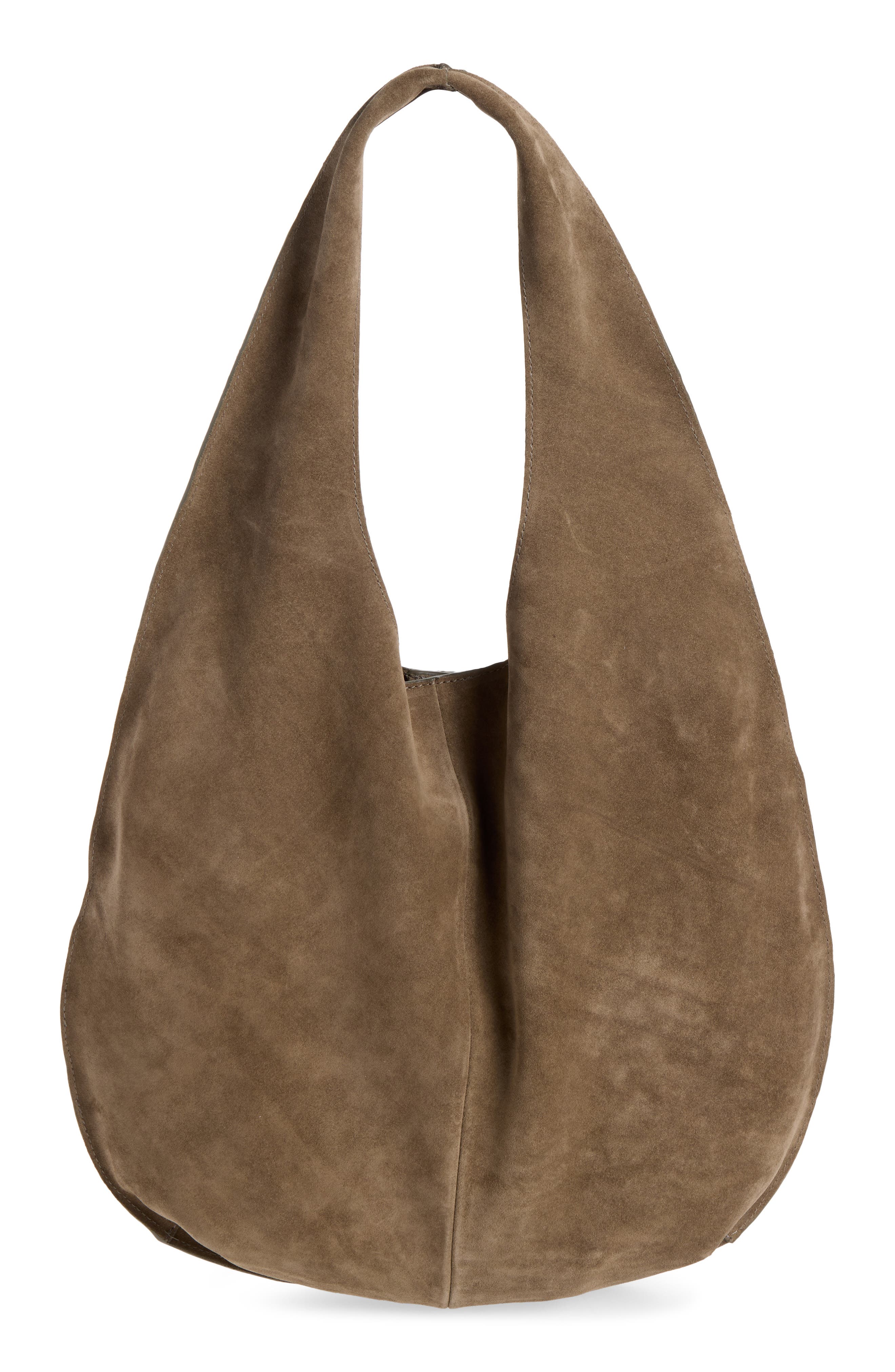 Bolsa Suede Top, Alternate, color, LIGHT/ PASTEL BROWN