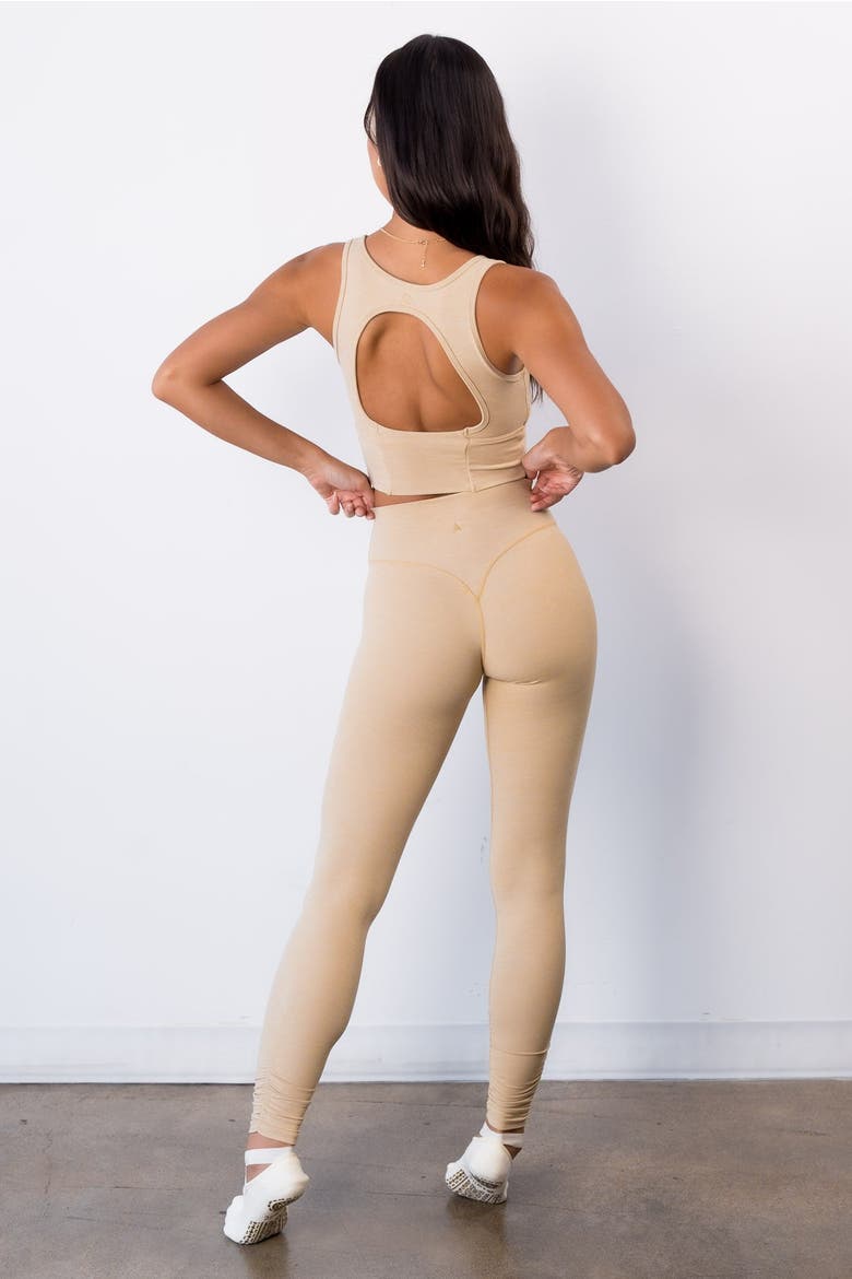 Daydream Gather Pant, Alternate, color, Caramel Macchiato