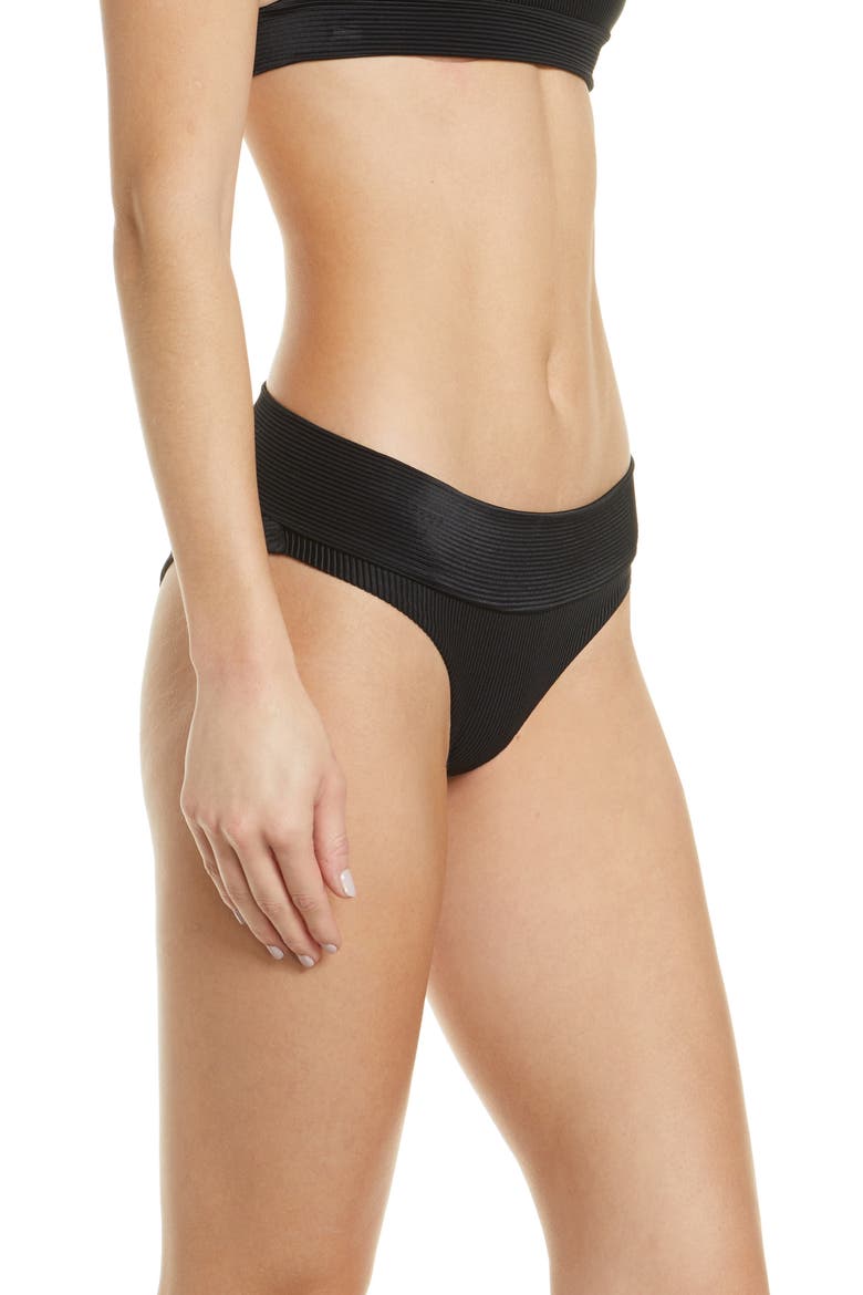 Frankies Gavin Bikini Bottoms, Alternate, color, BLACK