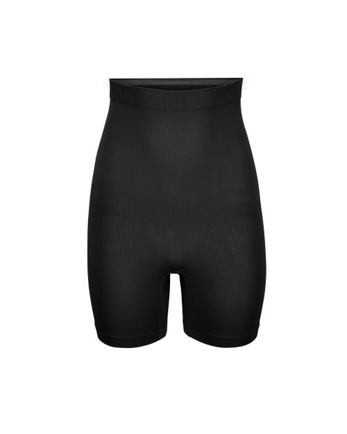 Adore Me Reece High-waisted Smoothing Shorts In Black