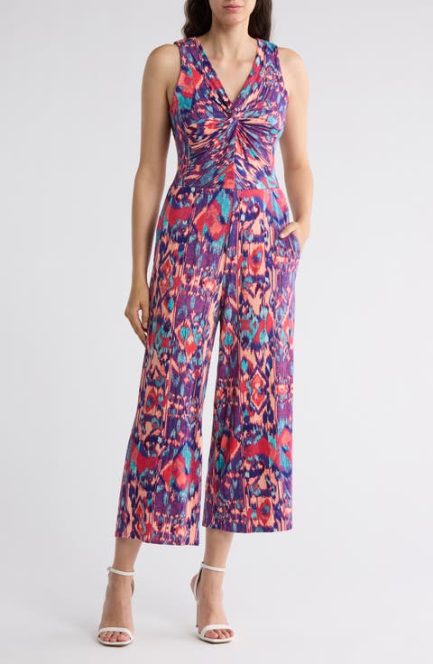 Leighton Knotted Sleeveless Jumpsuit