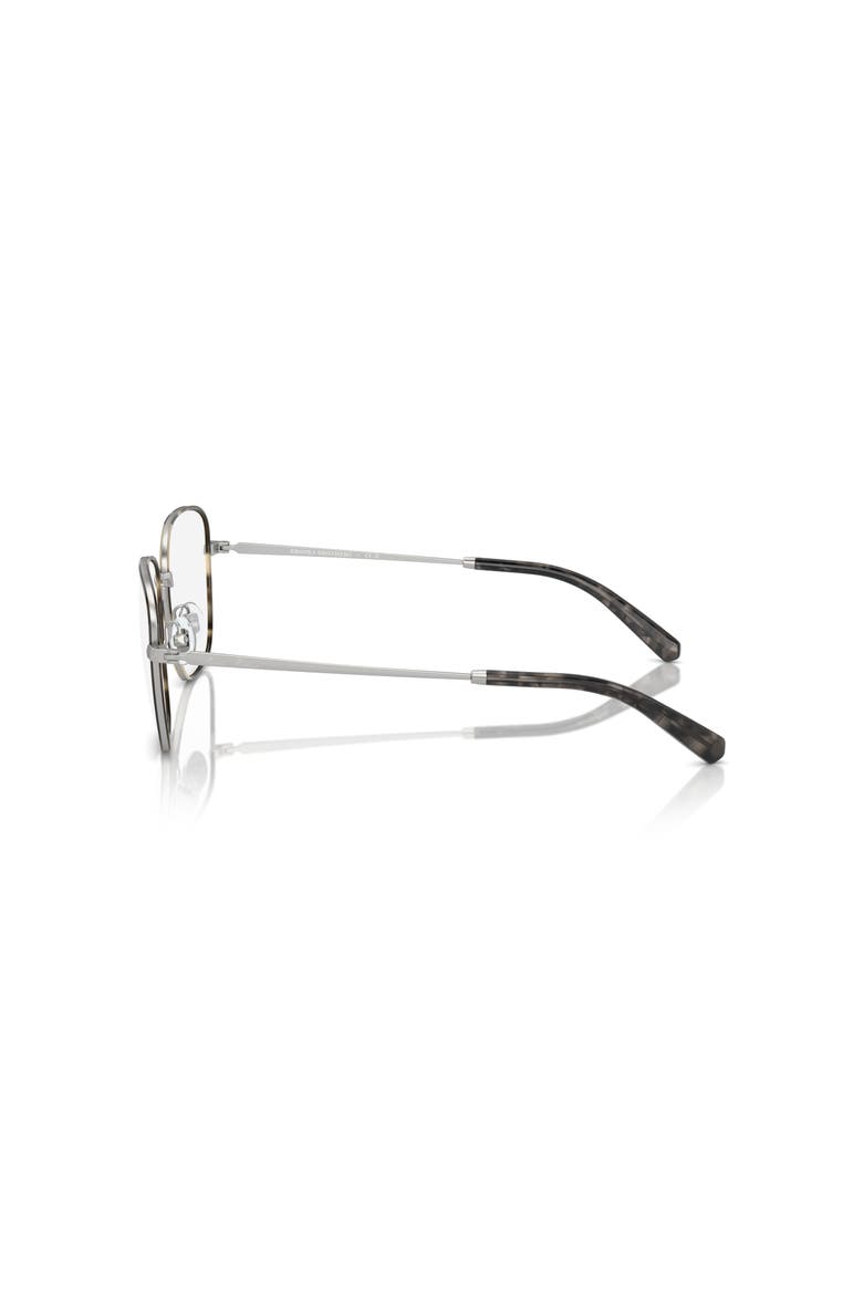 54mm Square optical glasses, Alternate, color, Silver