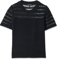 rag & bone Britt Openwork Crewneck Sweater