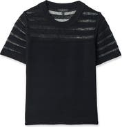rag & bone Britt Openwork Crewneck Sweater