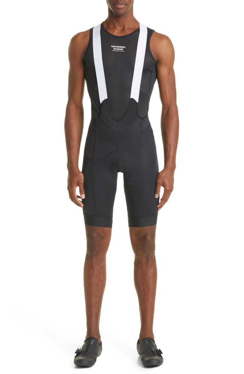 PAS NORMAL STUDIOS Mechanism Cycling Bib Shorts, Main, color, 