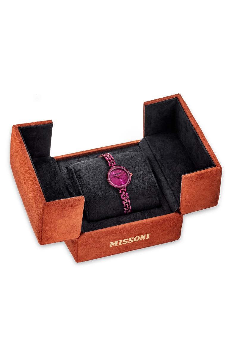 Missoni Petite Bracelet Strap Watch, 25mm, Alternate, color, Pink/ Burgundy