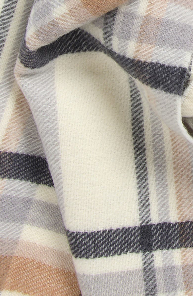 Acne Studios Check 1996 Wool Scarf, Alternate, color, White/ Beige