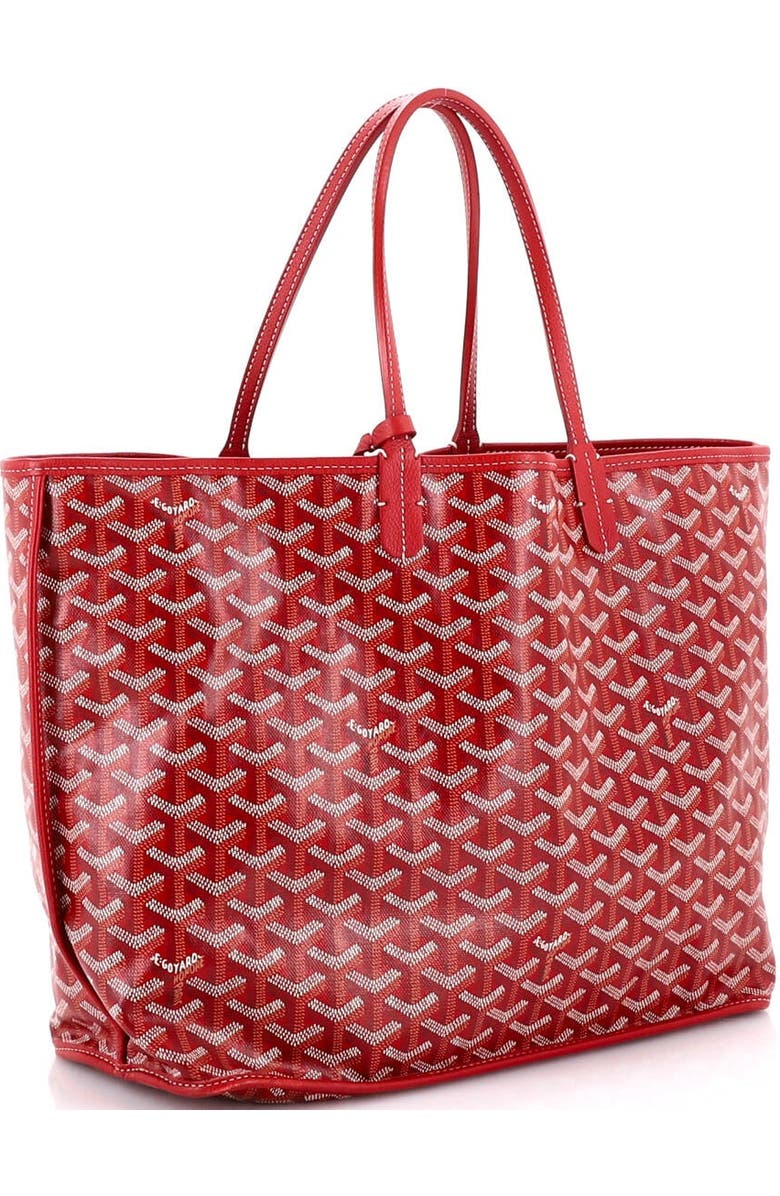 Pre-Owned Goyard Anjou Reversible Tote Coated Canvas PM, Alternate, color, Red